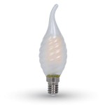 V-TAC VT-1923 Lampadina LED E14 4W Candela fiamma ...