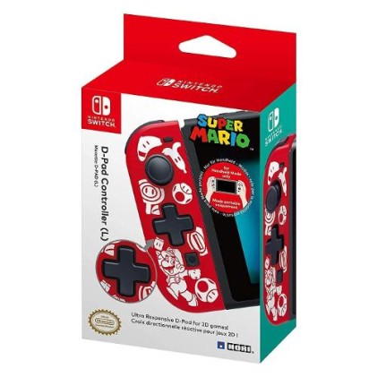 Gamepad Hori Switch D Pad Controller (L) New Mario Edition Nsw-151U