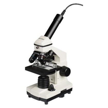 Microscopio Bresser 5116200 Biolux Nv 20X 1280X Bianco E Nero