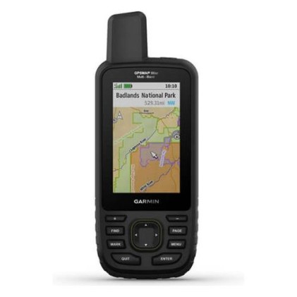 Outdoor Gps Garmin 010-02431-01 Gpsmap 66Sr Black E Green