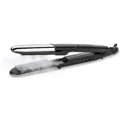 Piastra Capelli Babyliss St496E Steam Shine Vapore 2In1 Nero E Silver