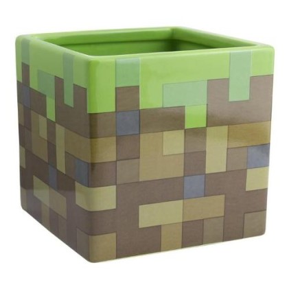 Porta Penne Paladone Pp9465Mcf Minecraft Grass Block And Plant Verde E