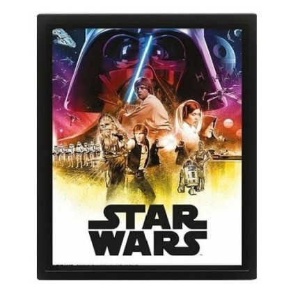 Poster 3D Pyramid International Eppl71316 Star Wars Episodio Iv E V Do