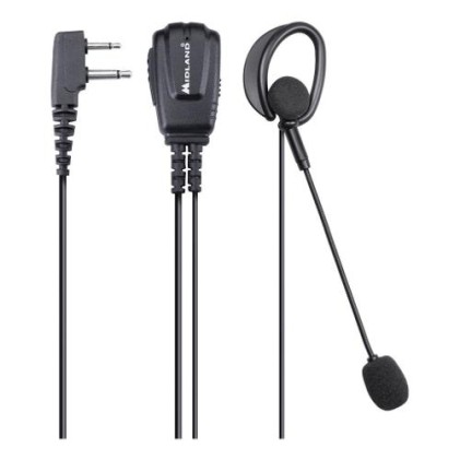 Ricetrasmittente Auricolare Midland C1526 Ma Series Ma30 L Pro Black