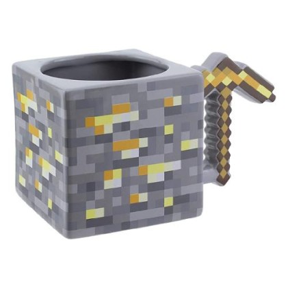Tazza Mug Paladone Pp8776Mcf Minecraft Pickaxe Gold