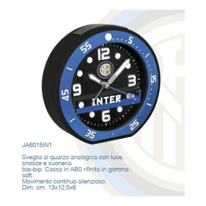 Sveglia Jm Inter Ja 6015 Nero E Azzurro