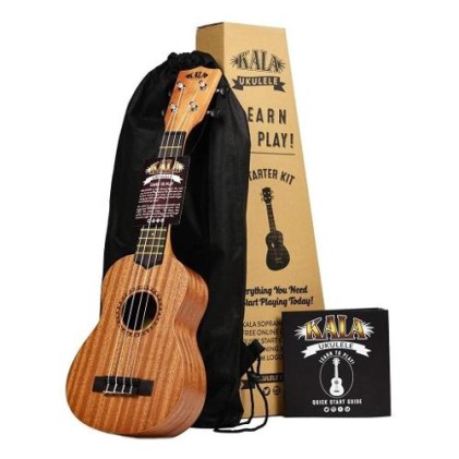 Ukulele Kala Kala-Ltp-S Learn To Play Ukulele Starter Kit Mogano