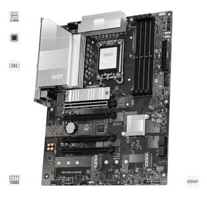 Msi Mb Z890, Pro Z890-S Wifi6E  Lga1851,4Ddr5,4Pci-Ex16,3M.2,2Usb 20G,8Usb 5G, 4Usb 2.0, 4S