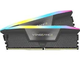 Corsair Vengeance Rgb Ddr5 16Gb (1 X 16Gb) Ddr5 6000 Cl38-48-48-96 1.35V Intel Xmp  Amd Expo - Grey