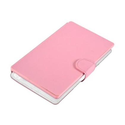 Custodia Con Tastiera Majestic Book Cover Con Tastiera Pink Cus-177