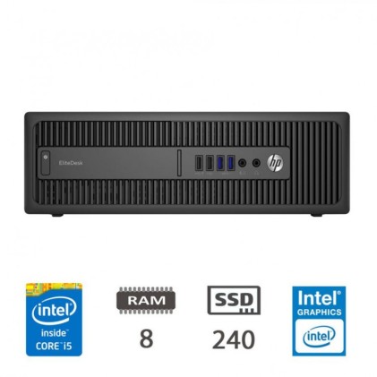 Hp Pc Sff 600 G1 I5-4570 8Gb 240Gb Ssd Win 10 Pro - Ricondizionato