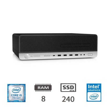 Hp Pc Regloo 800 G3 I5-7500 8Gb Ssd240 Win 10 Pro - Ricondizionato