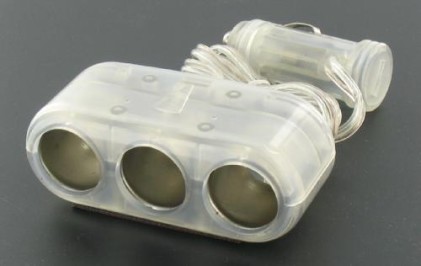 Sdoppiatore 3 posti presa accendisigari auto