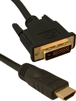Cavo HDMI to DVI 19 pin DVI - 24 poli HDMI 1.8 metri