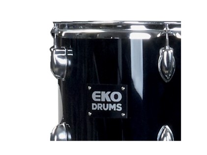 Batteria Acustica Eko Ed-200 Drum Kit Black 5 Pz. Black