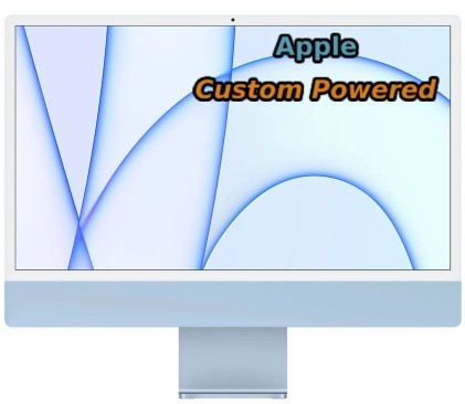 Aio Imac 24M1 8Core/Gpu 8C./Blue 16Gb/512Ssd/4.5K Ethernet Tast.Nume