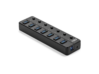 Hub Usb 3.1 7 Porte Seven Bk Fast Charging Compatibile 1.0/2.0
