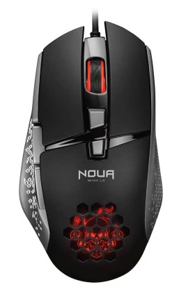 Mouse Usb Gaming Noua Roka Led 4 Co Lori 7200Dpi 8 Tasti Programmabili