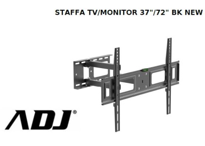 Staffa Tv/Monitor 37/72 Bk New Max 50Kg Max Vesa 600*400 Snodo180?