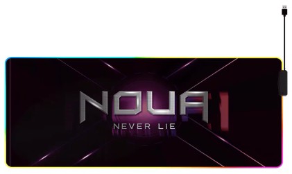 Tappetino Mouse Dusk Pro Rgb Rainbo W 800*300*4Mm + Hub 4Porte Usb 2.0