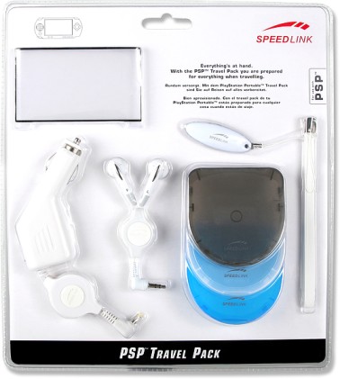 PSP Pack ( 7in1 ) Caricabatteria auto e cuffie
