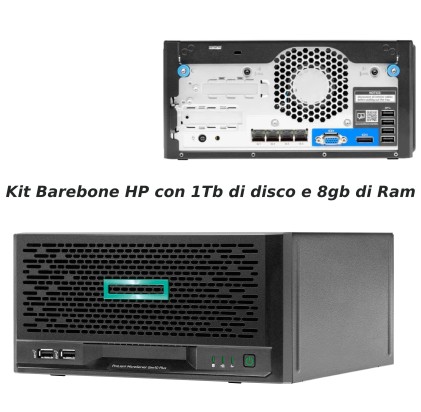 Server Hpe Microserver Pen 8Gb 1Tb Gen10+ Intel G5420 Gbl