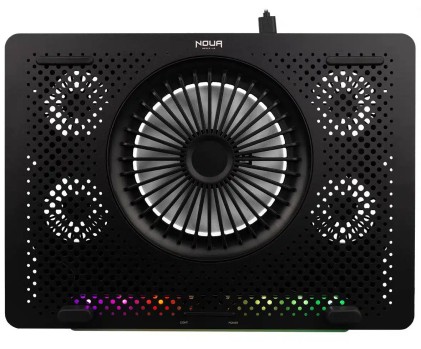 Supporto Notebook 15,6" Aries Noua Ventola 140Mm 2Usb 2.0 Rgb Rainbow