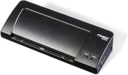 Plastificatrice Dahle 70104 A4 - Riscaldamento da 3 a 5min - Velocit&agrave; di 250mm/min - Spessore da Laminare Max. 0,5 mm