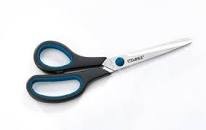 Dahle 54418 Forbici da ufficio in acciaio temprato con impugnatura comoda 21 cm - Modello speciale per mancini - Lame affilate - Manici gommati