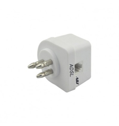 Filtro Adsl "Tripolare" Rj11 Wh Ita Version Adj