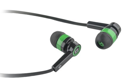 Auricolare per dispositivi mobili Defender Pulse 420 nero + verde, in-ear