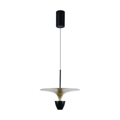 V-TAC Lampadario LED 9W dal Design Moderno 30*320*100Cm Colore Verniciato Oro e Nero 4000K