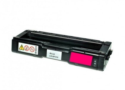 ORIGINALE Ricoh toner magenta 407636/406481 SP C310M 6000 pagine alta capacitа