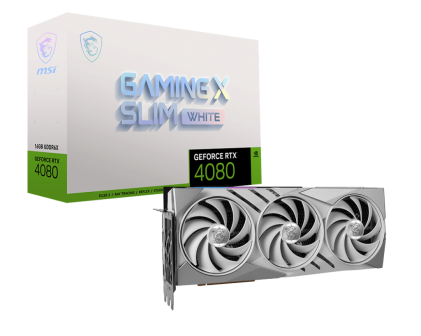 VGA MSI GeForce&reg; RTX 4080 SUPER 16GB Gaming X Slim White