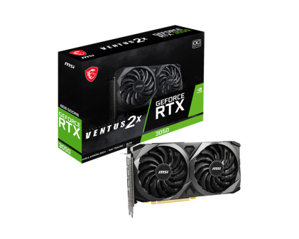 VGA MSI GeForce® RTX 3050 8GB Ventus 2X XS OC White