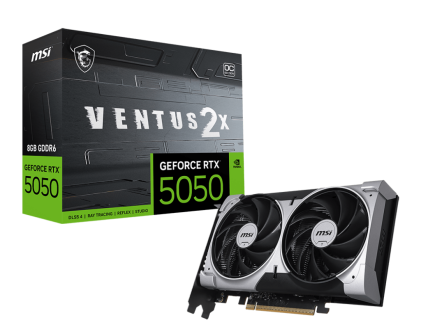 VGA MSI GeForce® RTX 5050 8GB Ventus 2X OC