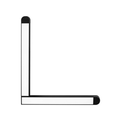 V-TAC Faretto LED da Binario Magnetico 25W a forma di L Colore Nero 6400K