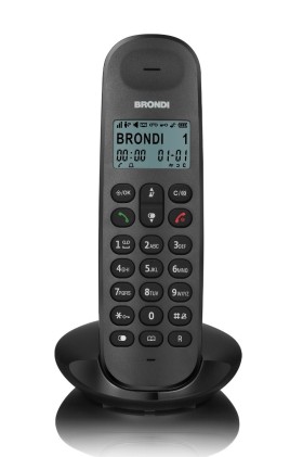 Brondi Telefono Cordless Lotus Nero