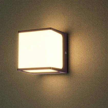V-TAC Lampada LED da Muro a Lanterna 8W Classica Colore Marrone 3000K IP65