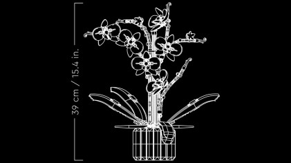 LEGO 10311 Orchidea, 608 pezzi, set per adulti, Lego Icons, Creator Expert