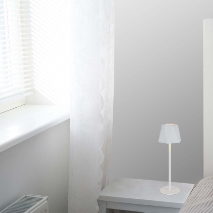 V-TAC Lampada LED da Tavolo 1.5W 130*372mm Colore Bianco ricaricabile con USB C Touch Dimmerabile 3in1