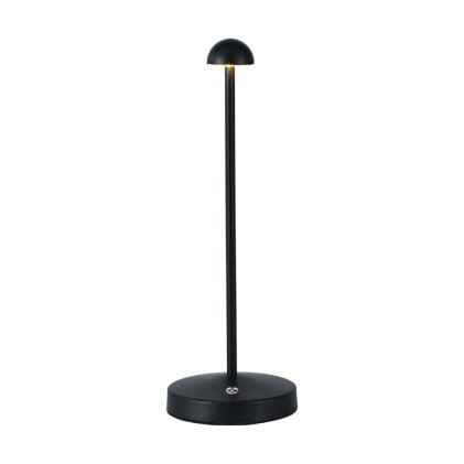 V-TAC Lampada LED da Tavolo 1.6W 105*295mm Colore Nero ricaricabile con USB C Touch Dimmerabile 3in1
