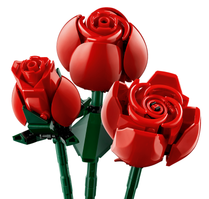 LEGO Botanicals Bouquet di Rose - Idea Regalo Festa della Mamma - Fiori Finti per Donna con 12 Rose da Costruire - Hobby Creativi per Adulti - Decorazione per Casa Fai da Te da Collezione - 10328