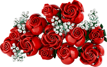 LEGO Botanicals Bouquet di Rose - Idea Regalo Festa della Mamma - Fiori Finti per Donna con 12 Rose da Costruire - Hobby Creativi per Adulti - Decorazione per Casa Fai da Te da Collezione - 10328