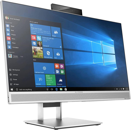 lcd pc rigenerato HP EliteOne 800 g4 all in one lcd 24" full hd cpu Intel i5-8500 ram 8gb ssd 256gb Webcam Windows 11 Professional