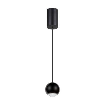 V-TAC Lampadario LED a Sospensione 5W a Forma di Campana Colore Nero Altezza regolabile 3000K