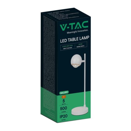 V-TAC Lampada LED da Tavolo 5W 150*445mm Colore Bianco 3000K