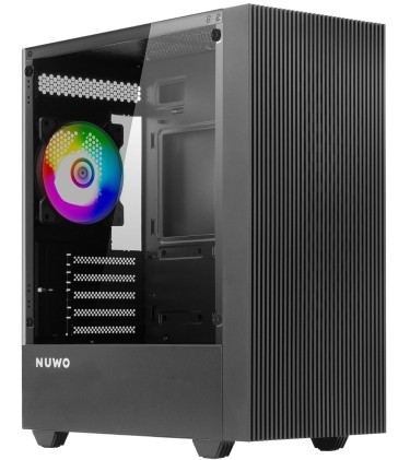 Case Minitower No Psu Raythe R101 Matx Mitx U30,5Mm Spcc Bk Fan Vetro