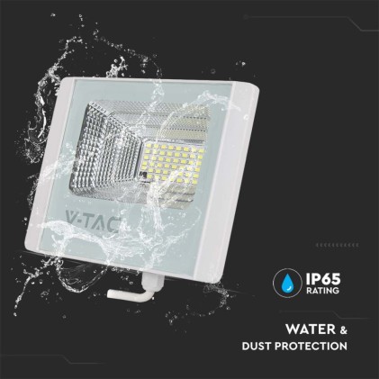 V-TAC Faro LED con Telecomando e Pannello Solare 16W Colore Bianco 4000K IP65