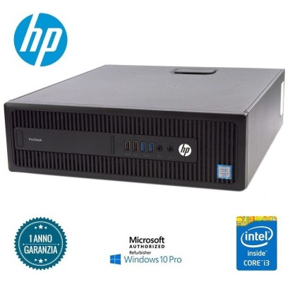 Pc I5 8G 256Gb Ssd Sff W10P I5-6500 Hp 600 G2 - Ricondizionato